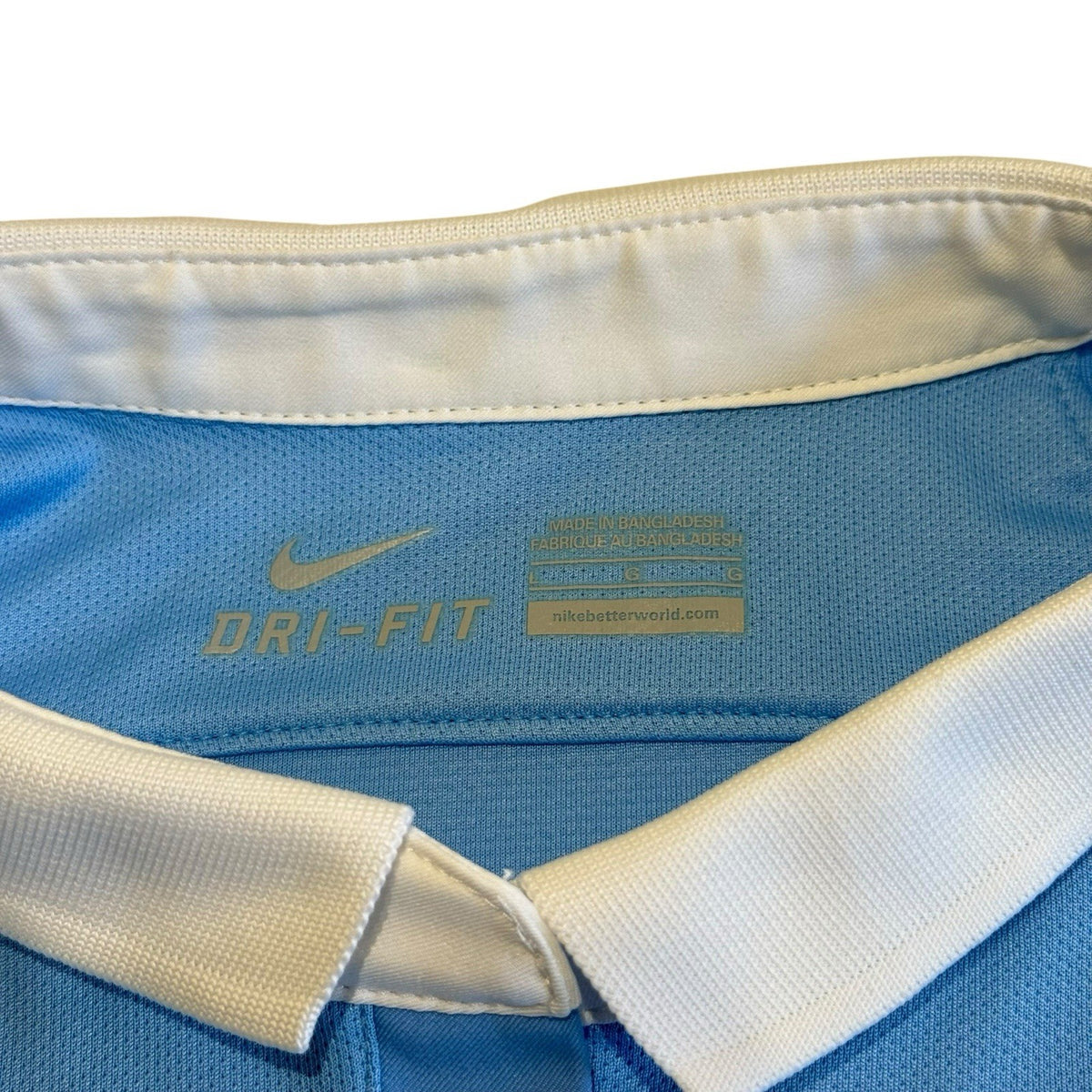 Manchester City Shirt Large Woman’s Blue Home Kit 2015 2016 Nike Soccer Jersey