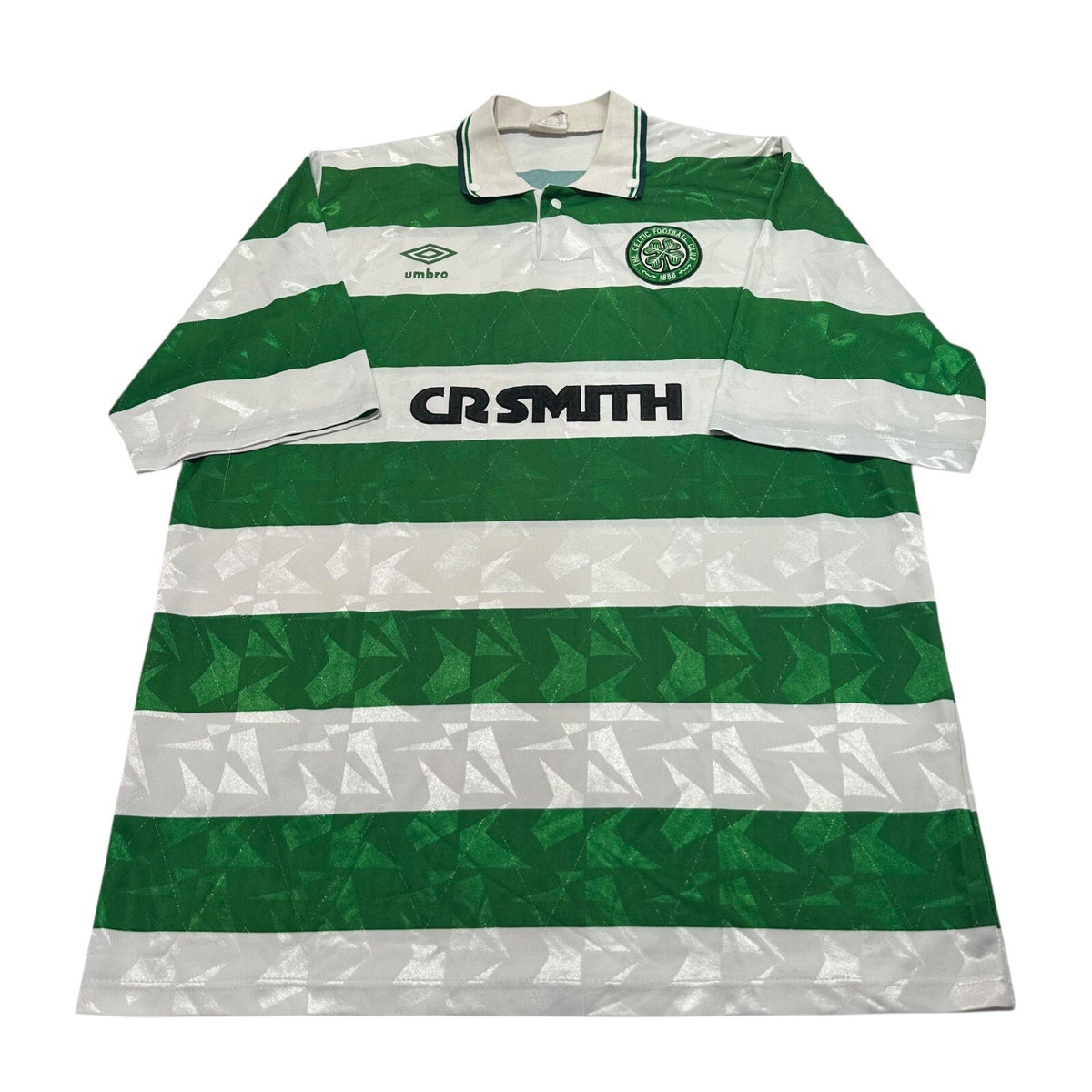 GLASGOW CELTIC 1989-1991 HOME SHIRT UMBRO L/XL ORIGINAL AUTHENTIC