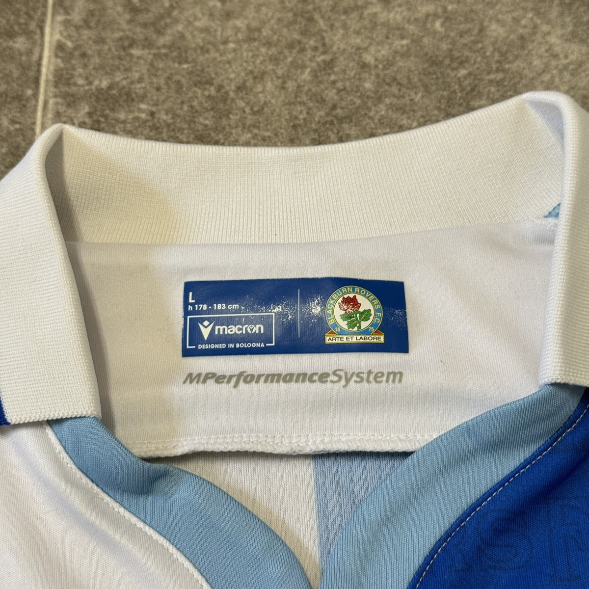 Blackburn Rovers Home 2023/2024 Macron Football Shirt Large Adults