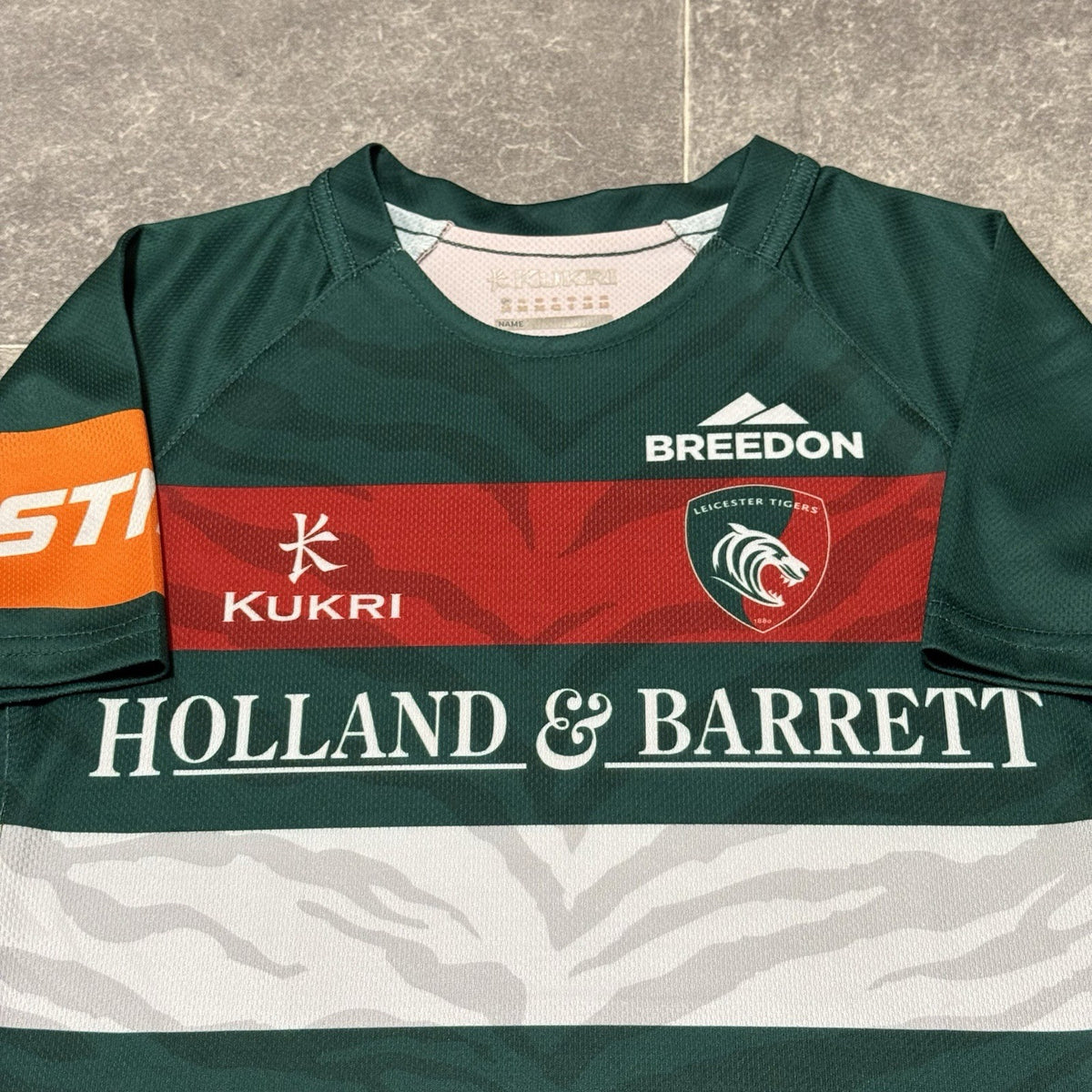 Leicester Tigers Rugby Shirt Woman’s 10 UK Kurki Jersey