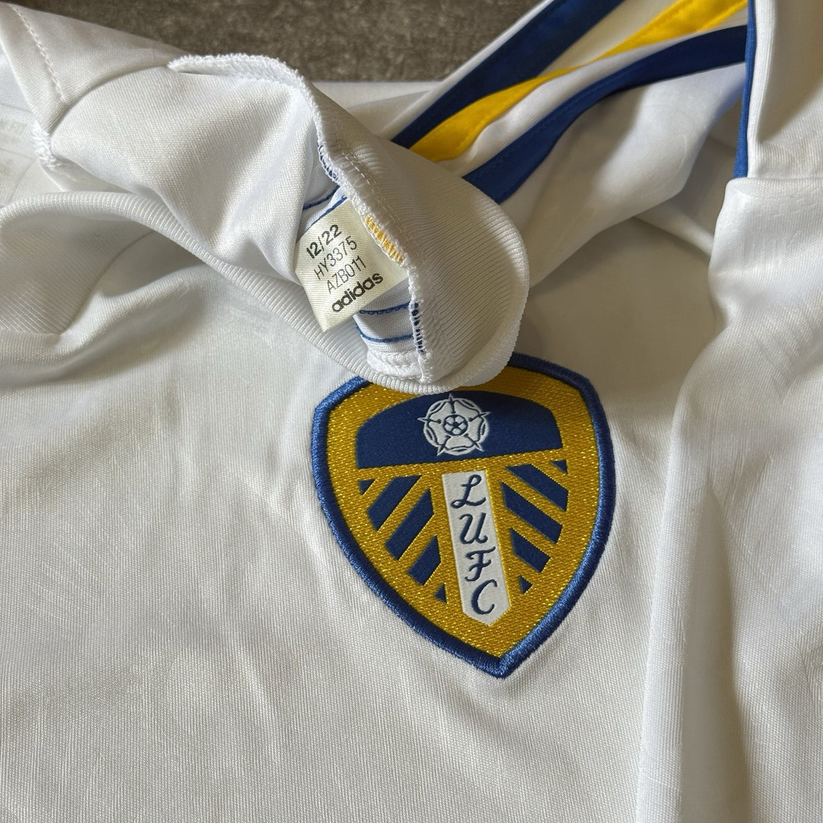 Leeds United 23/24 Home Football Shirt Adidas Authentic Size 2XL XXL