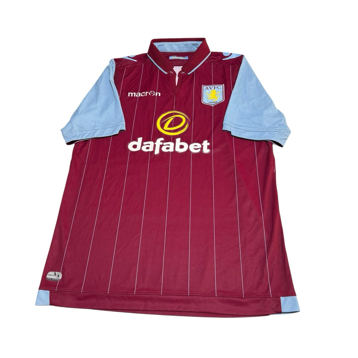 Aston Villa Home Football Shirt 2014/15 Adults XL Macron
