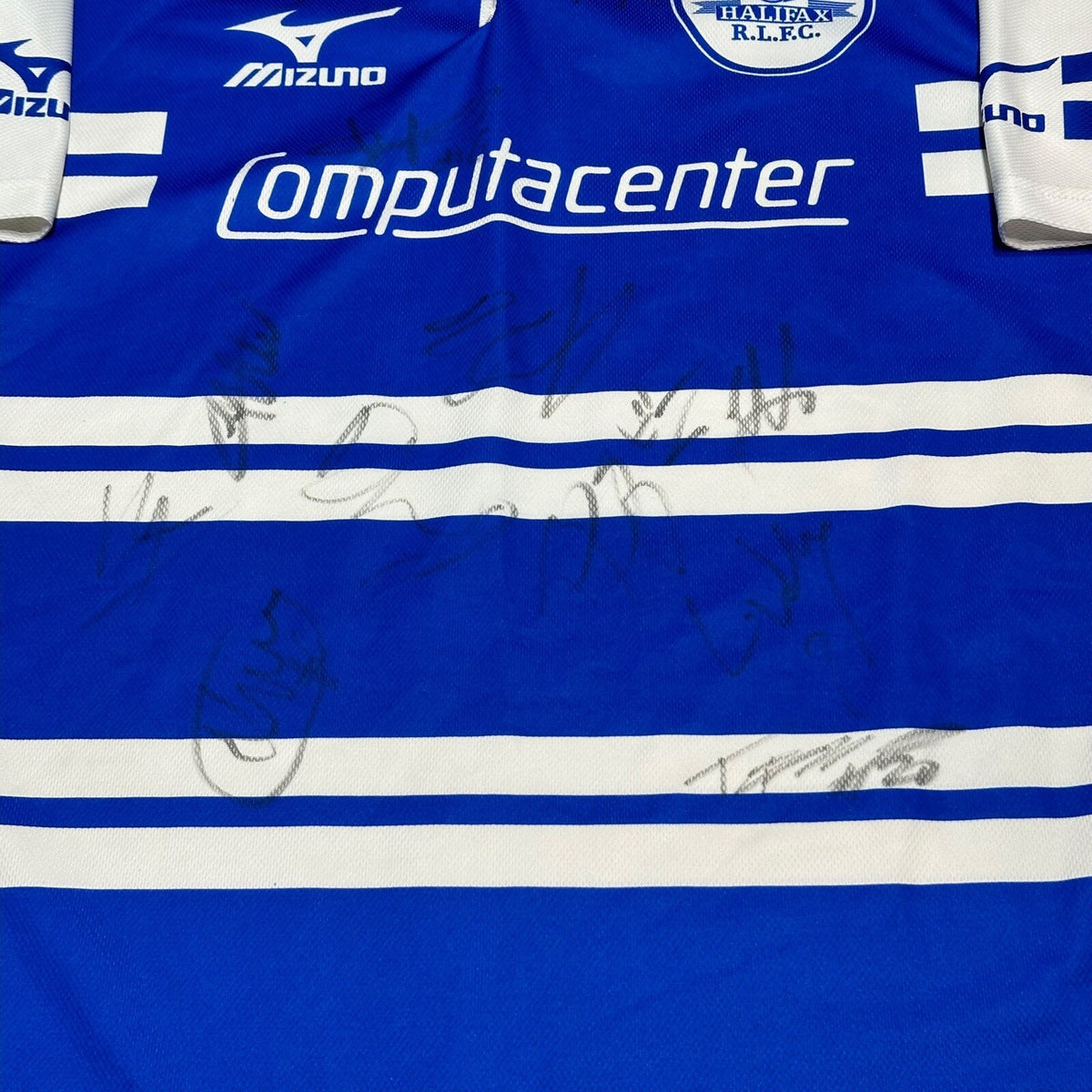 Halifax Blue Sox Rugby Shirt SIGNED Panthers Rugby League Jersey