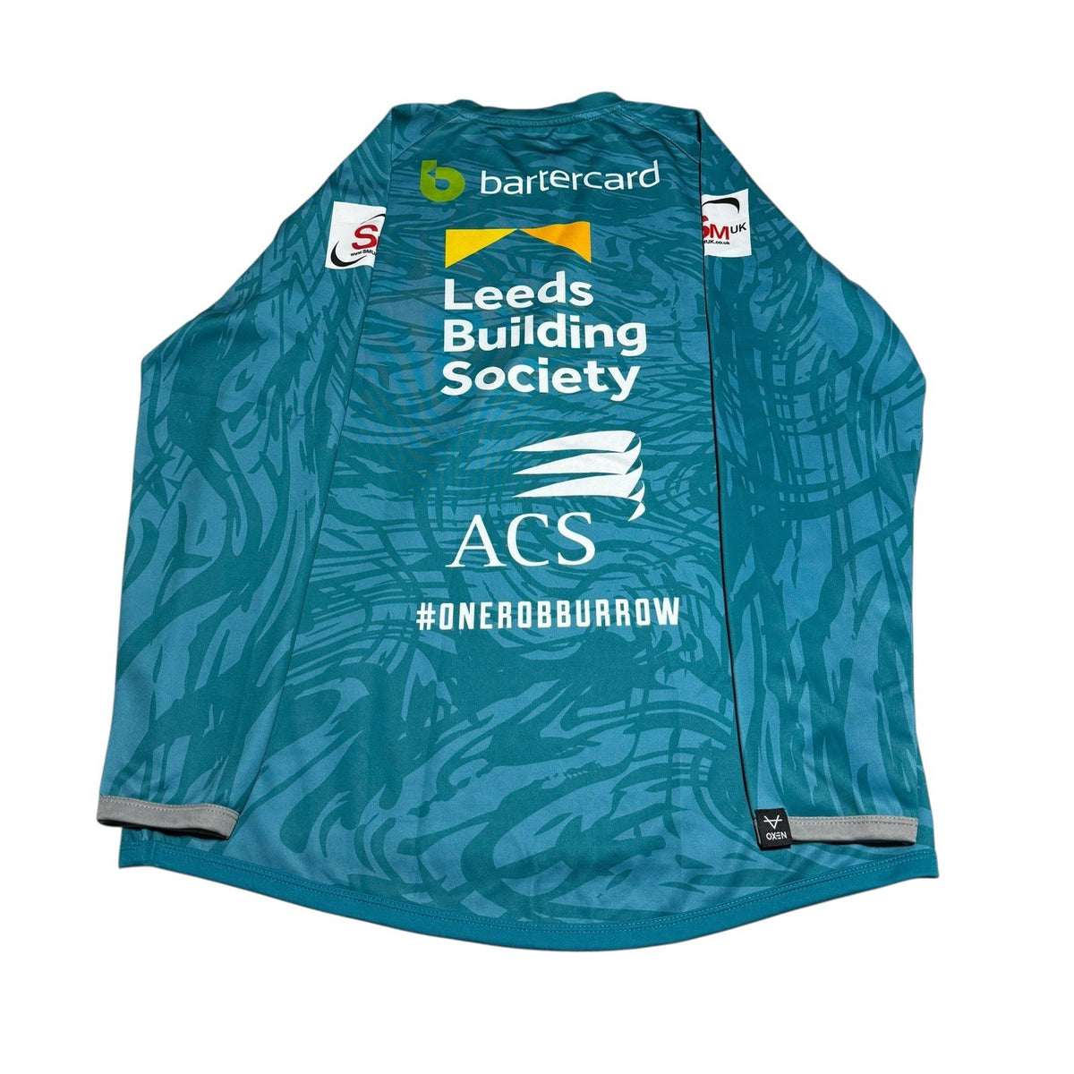 Leeds Rhinos Rugby Shirt Medium Warm Up Longsleeve Jersey OXEN
