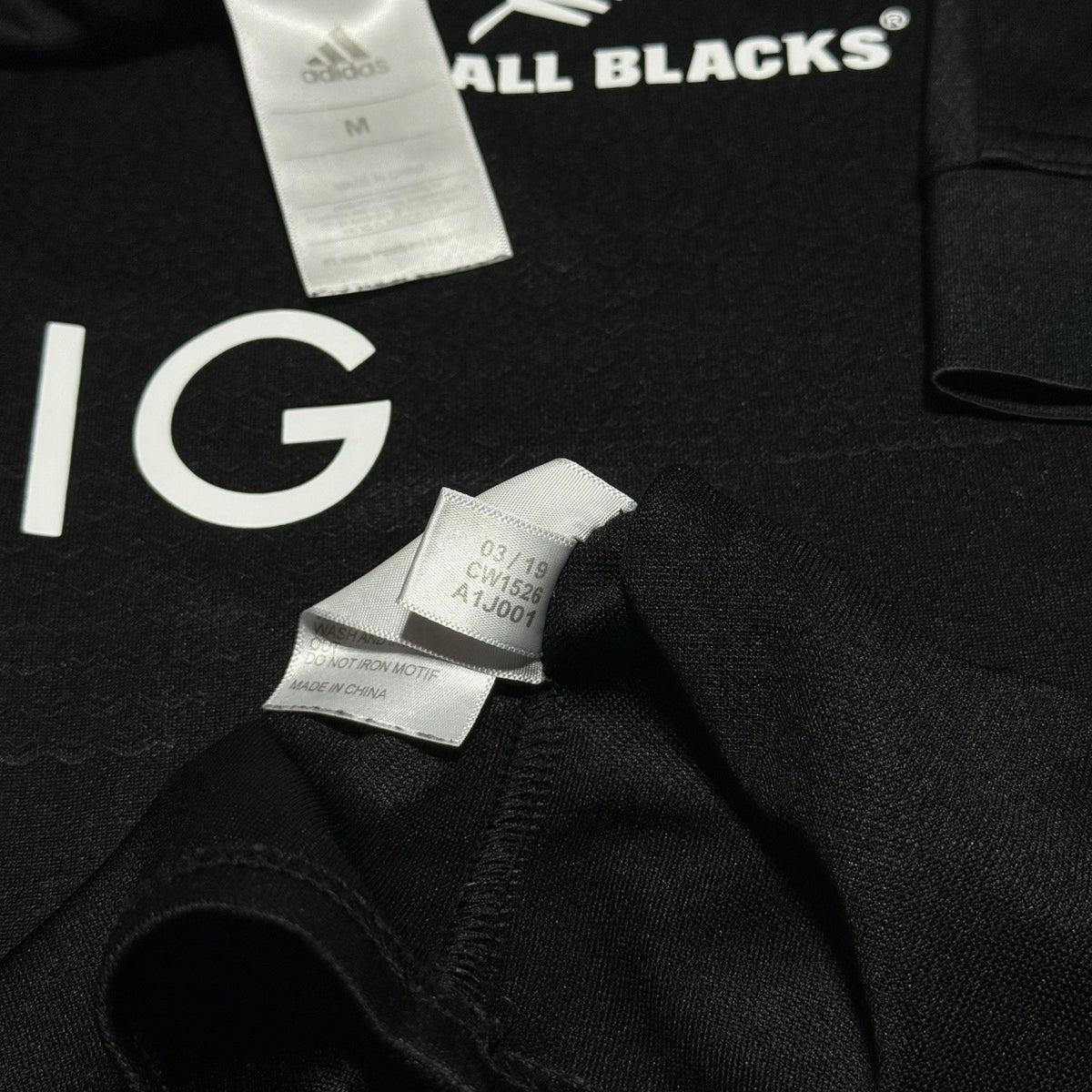 All Blacks Home Rugby Shirt 2019 Jersey Size Medium
