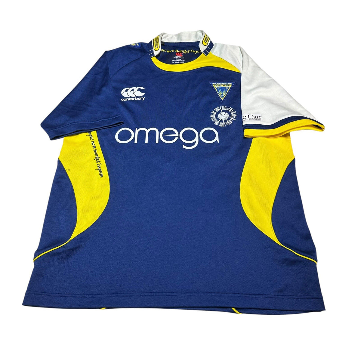 Warrington Wolves Signed Rugby League Jersey Canterbury 24 “Mitchell” Size L