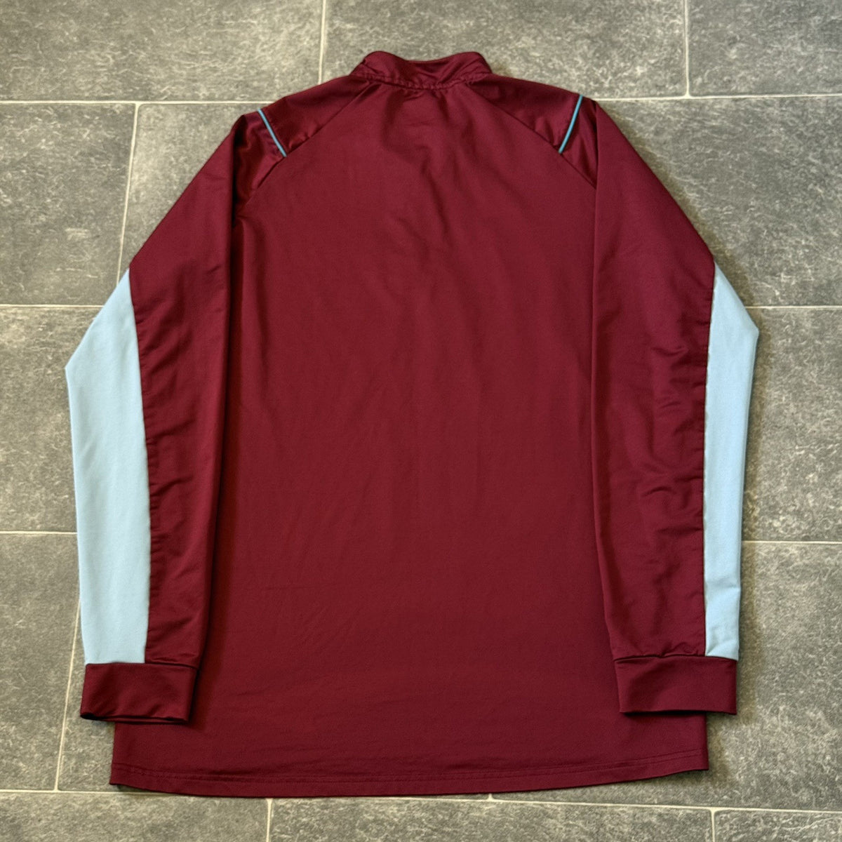 Aston Villa Football Jacket 1/4 Zip Castore Adults Large