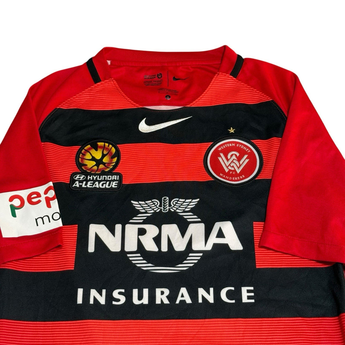Western Sydney Wanderers Shirt Home 2016 Nike A-League Soccer Jersey Small