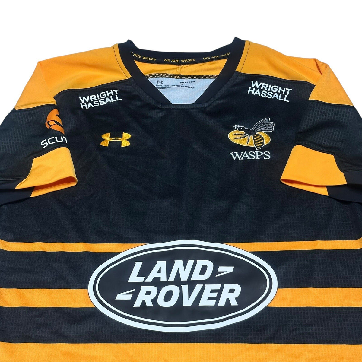 Wasps Rugby Union Home Shirt Size Small Under Armour Jersey