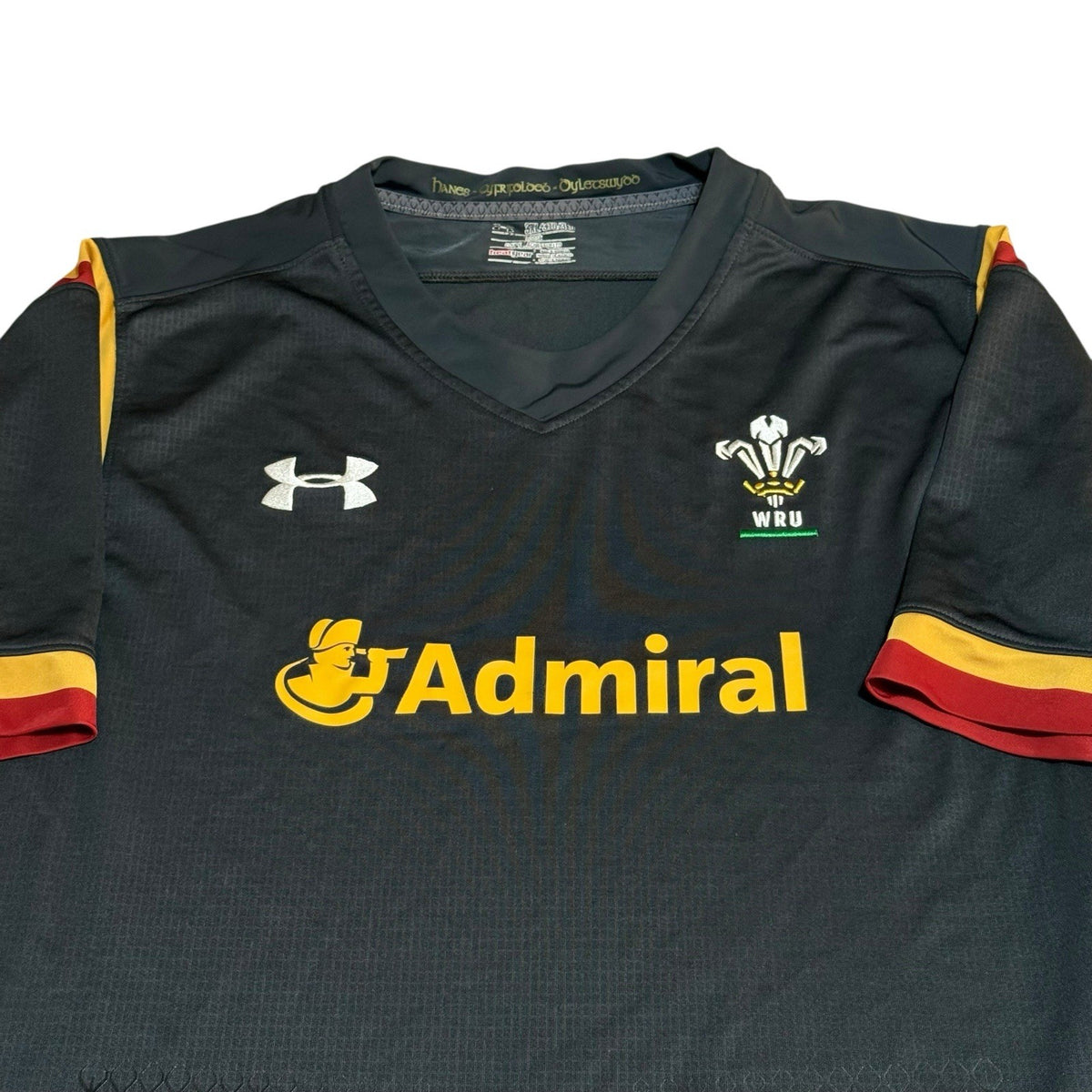 Wales WRU Under Armour Away Rugby Shirt 2015-2016 Jersey Men's 3XL XXXL Loose
