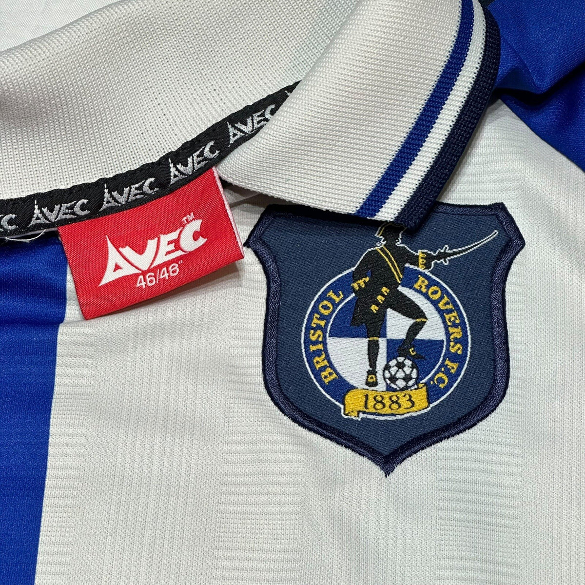 Bristol Rovers Home Shirt 1999/2000 XXL Adult 46-48” Vintage SIGNED #7 MAUGE