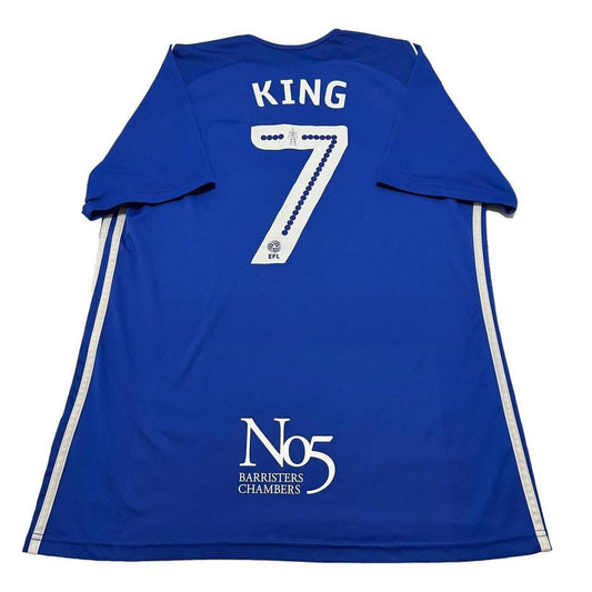 Birmingham City 2017/18 Shirt Home Men’s L Large Blue White Adidas 7 King