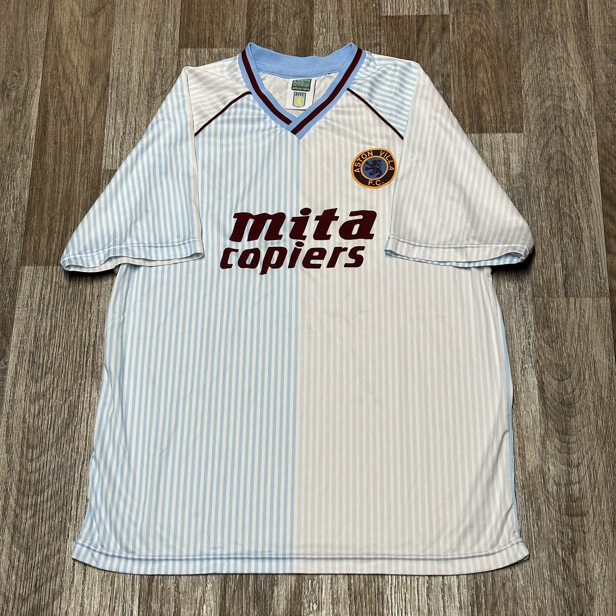 Aston Villa Away Shirt 1987-89 Large Score Draw