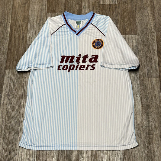 Aston Villa Away Shirt 1987-89 Large Score Draw