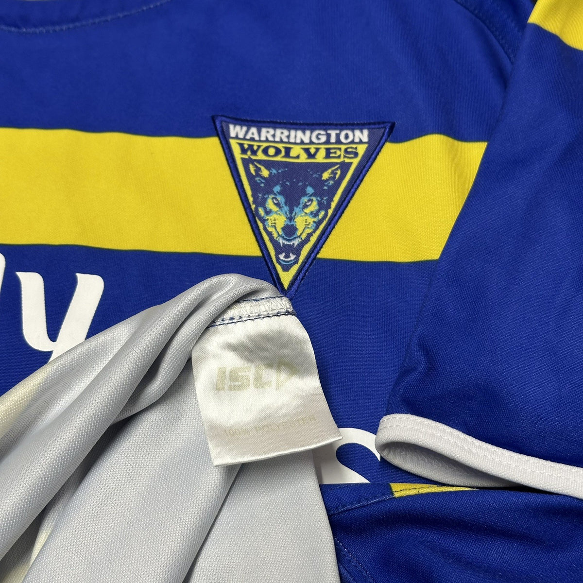 Warrington Wolves Super League 2015 Home Jersey XXL 2XL Adults #9 Clark