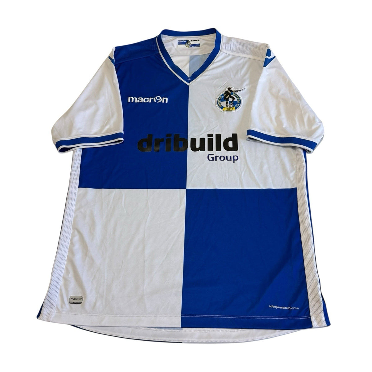 Bristol Rovers Home Football Shirt 2016/17 Adults XL Macron