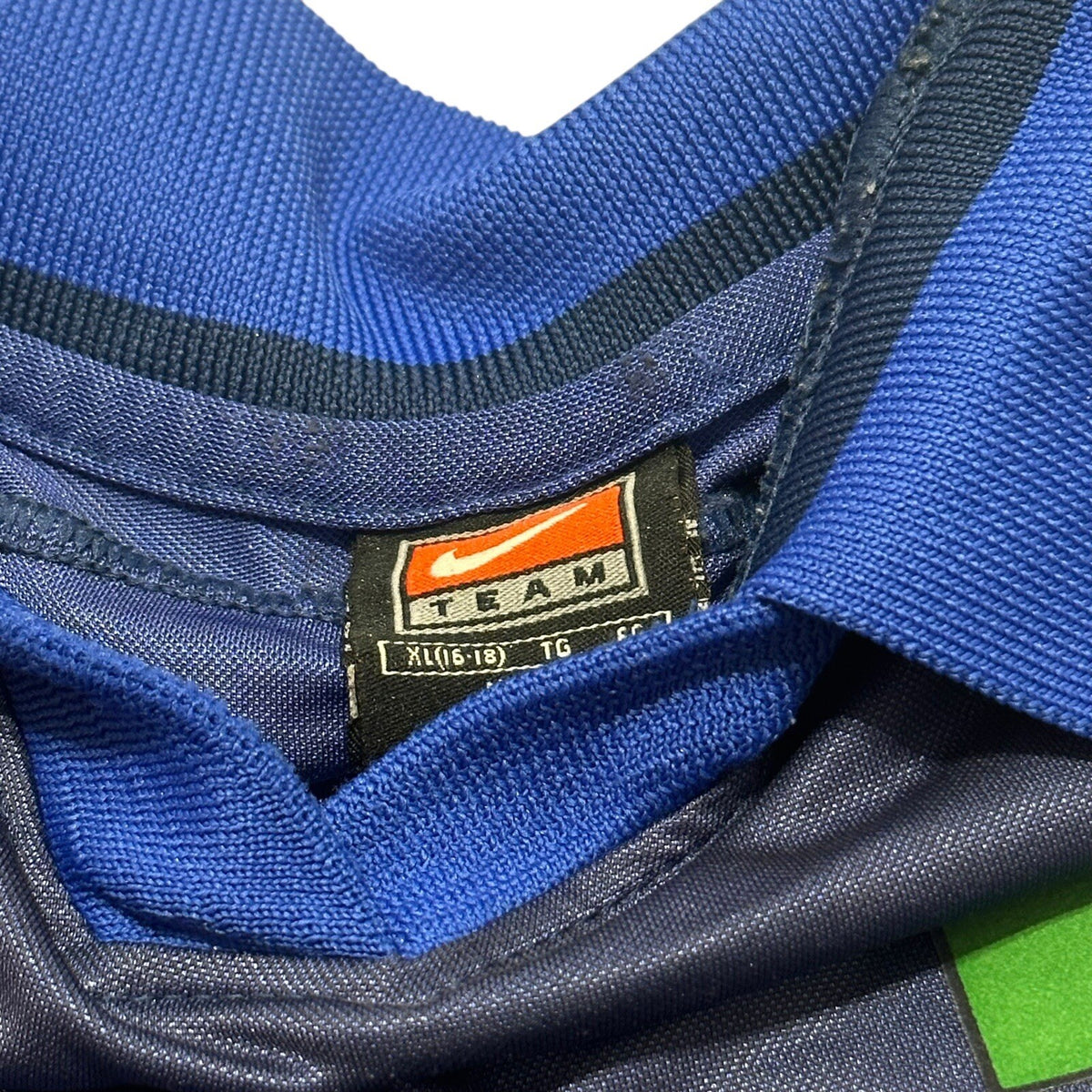 ITALY NATIONAL TEAM 1997/1998 FOOTBALL SHIRT TRAINING JERSEY NIKE XL (16-18)