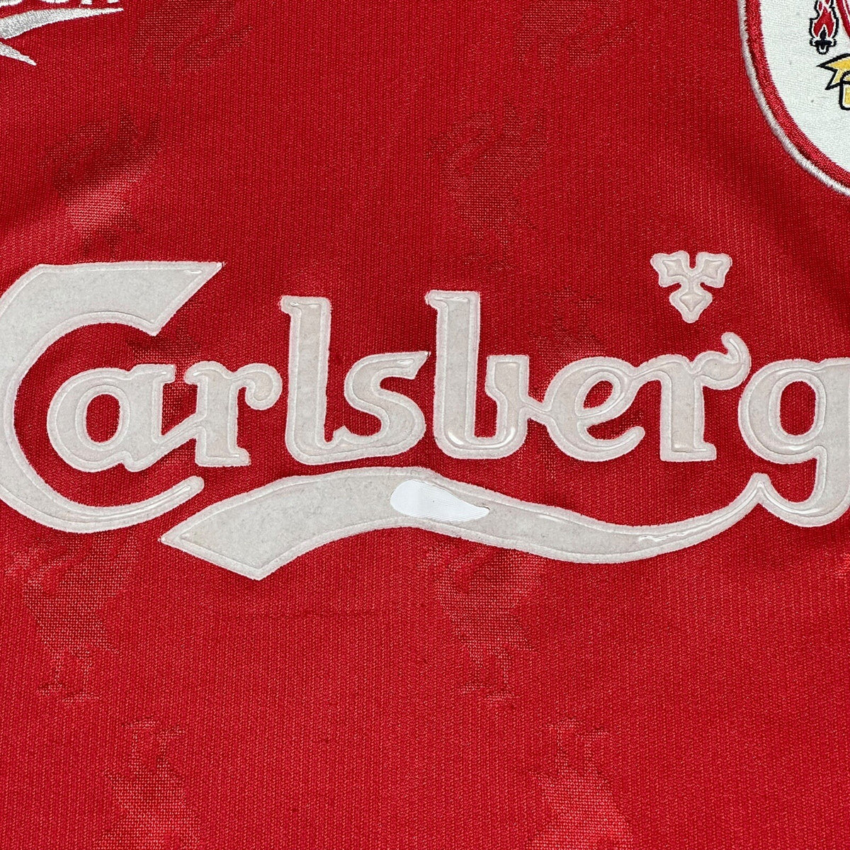REEBOK Liverpool FC 1996/98 Home Kit Jersey Shirt Size 34-36" Small Read Descrip