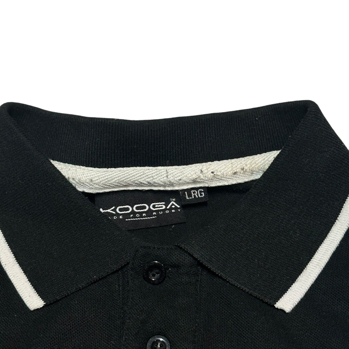 KOOGA BARBARIANS Rugby Shirt Short Sleeve Polo Size Large