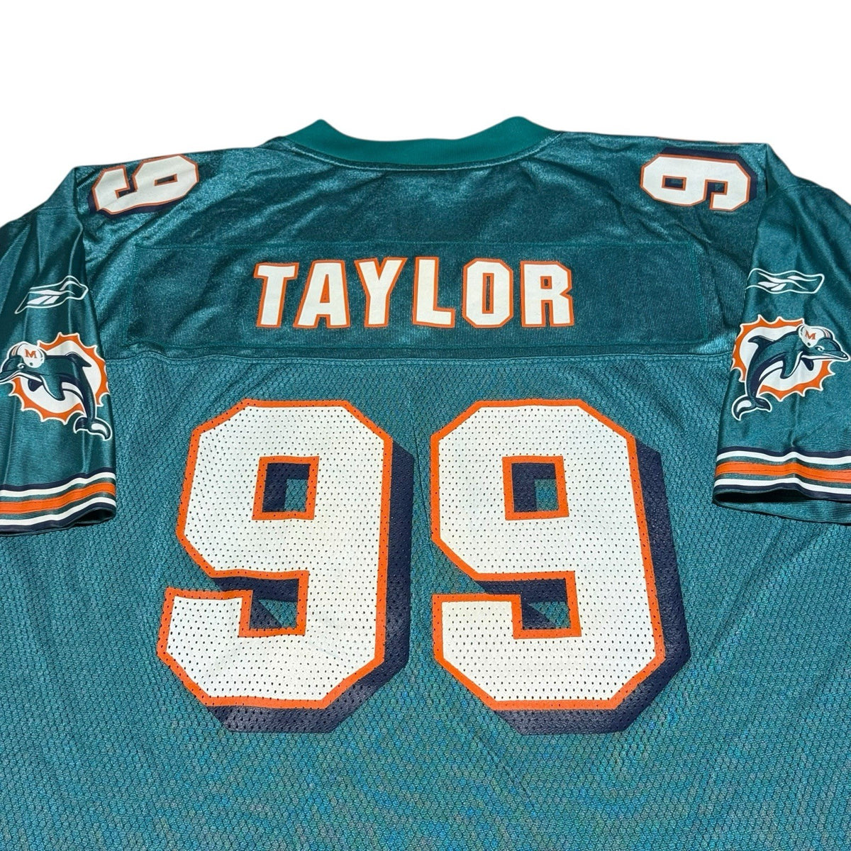 Reebok NFL Players Miami Dolphins Jason Taylor Jersey Shirt Size XL