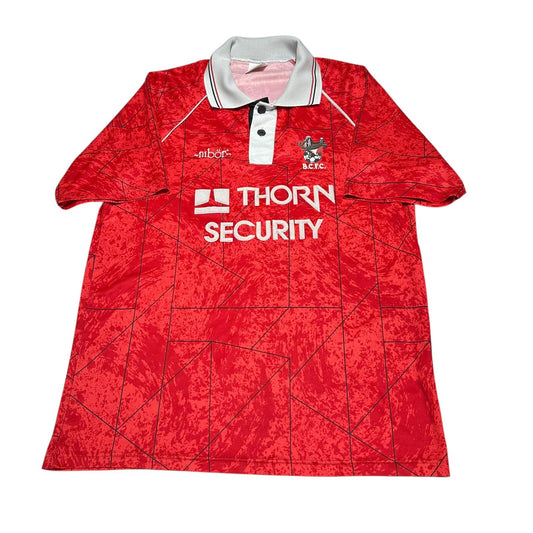 Bristol City 1992 1993 Home Football Shirt Original Nibor Vintage Small 38-40”