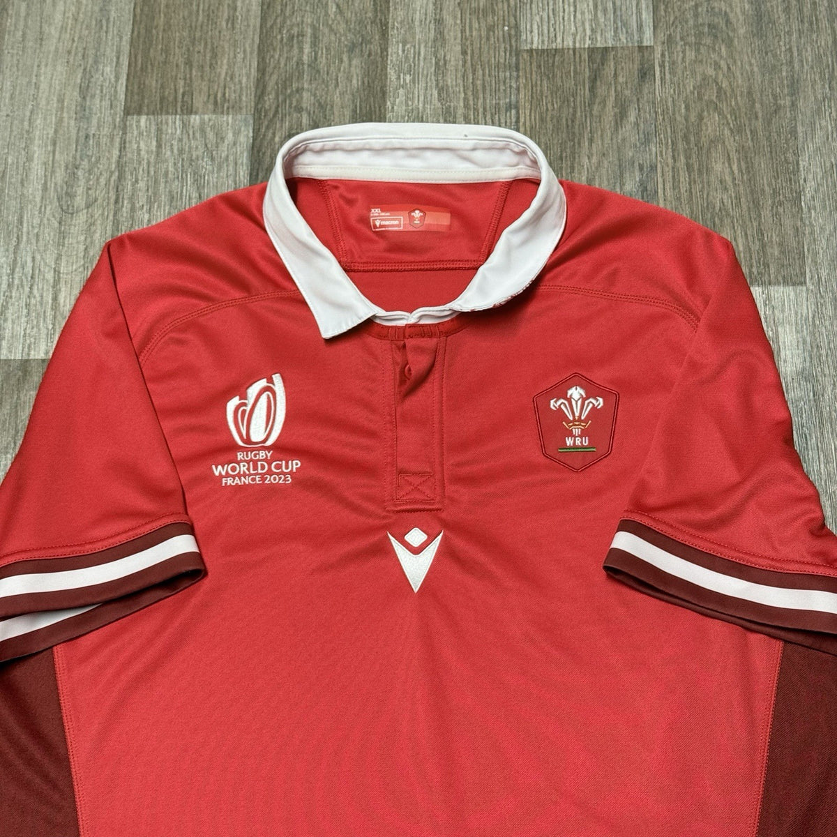 Wales Rugby Union Shirt Top Jersey World Cup 2023 2XL XXL Adult