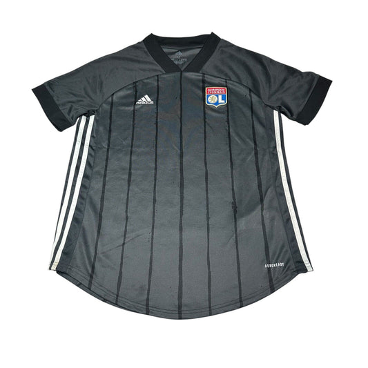 OLYMPIQUE LYONNAIS 2020/2021 AWAY FOOTBALL SHIRT JERSEY WOMANS M UK 12-14 ADIDAS