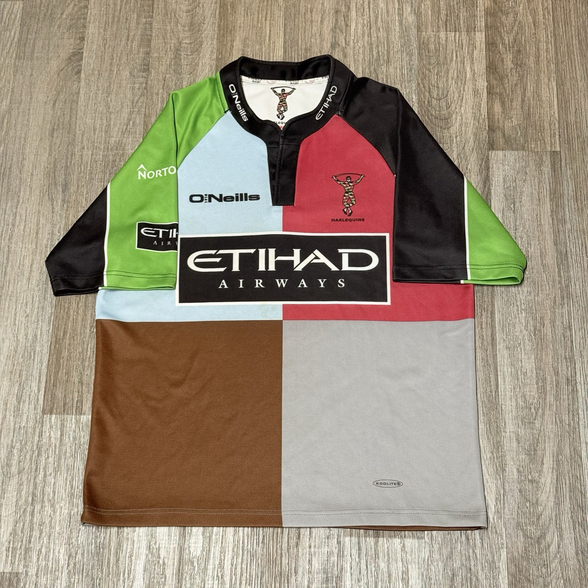 HARLEQUINS 2011 2012 O'Neills Rugby Union Home Shirt UK Size Small