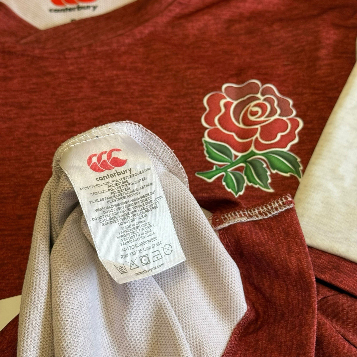 England Rugby Union Shirt Canterbury Training Jersey Size Small S