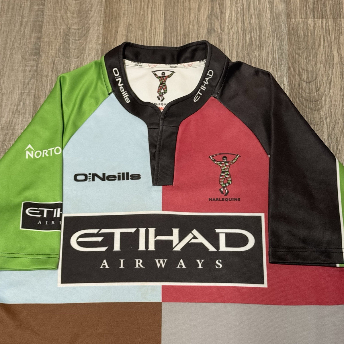 HARLEQUINS 2011 2012 O'Neills Rugby Union Home Shirt UK Size Small