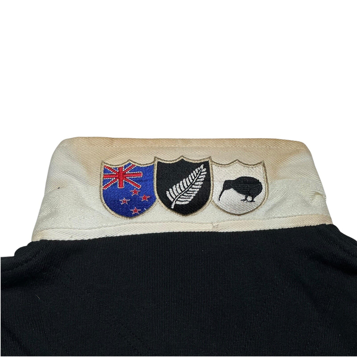 New Zealand All blacks Rugby Shirt Cotton Traders Mens Large Vintage