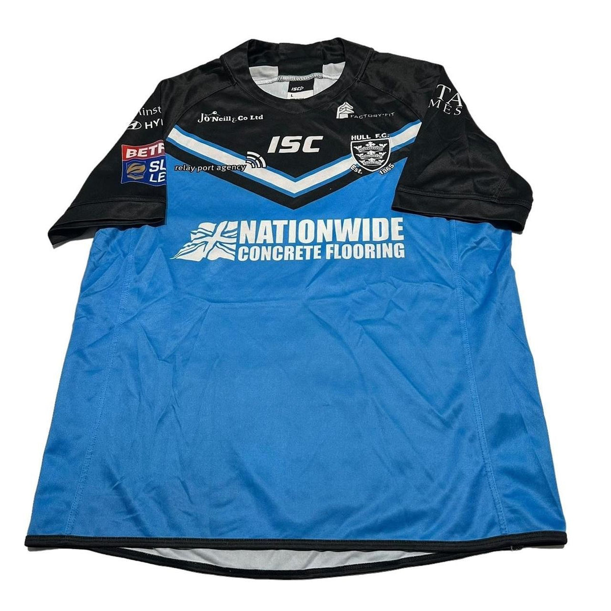 ISC Hull FC Super League Rugby Shirt Away Jersey Large Men’s