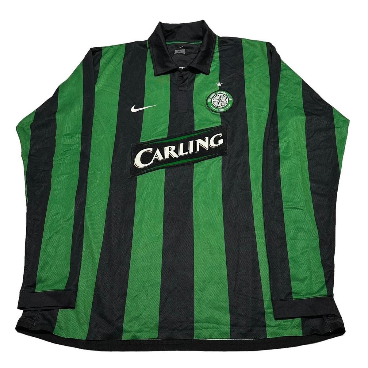 Nike Celtic Away Shirt 2006/2008 Long Sleeve XL Extra Large Retro Vintage
