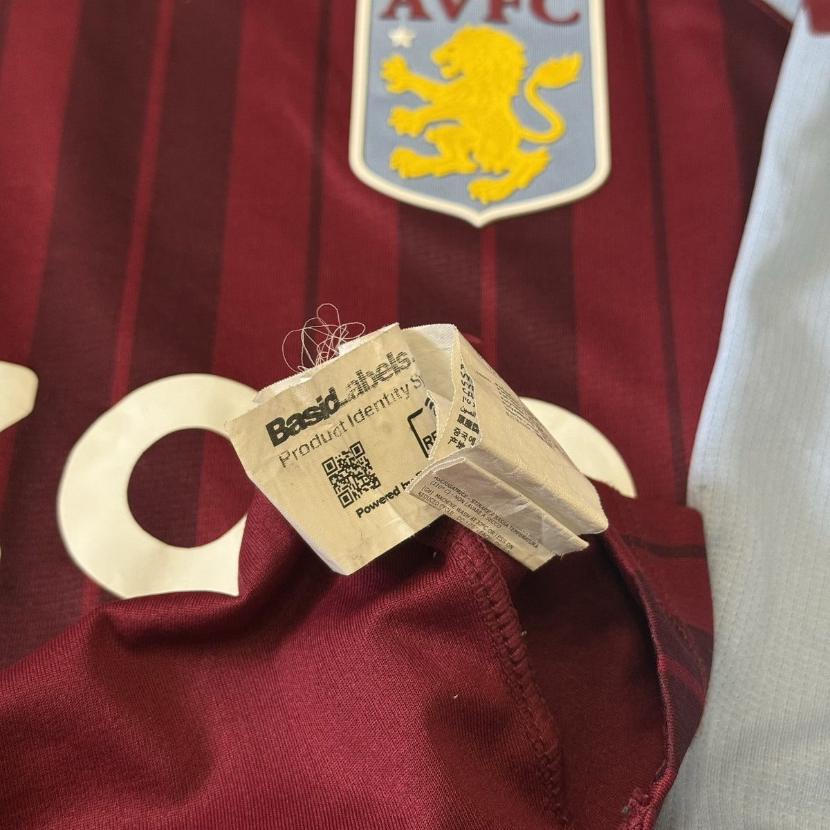 Aston Villa Home Football Shirt Mens XXL 2XL Kappa Soccer Jersey Kit 2021-2022