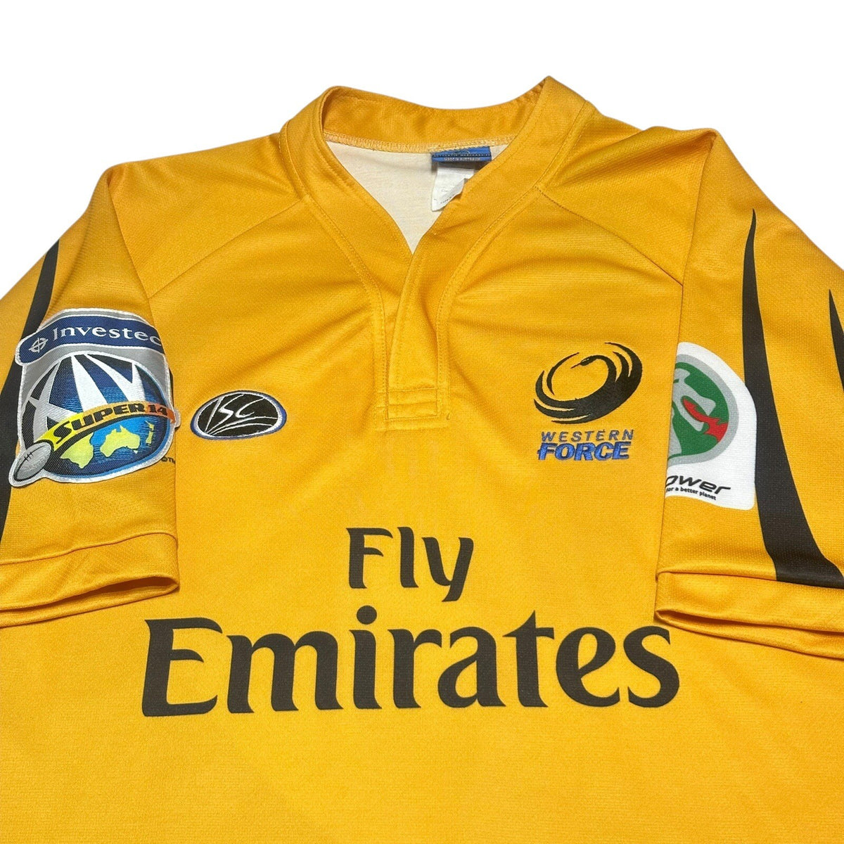 Western Force ISC 2007 Shirt Away Super 12 Rugby Union Jersey XL