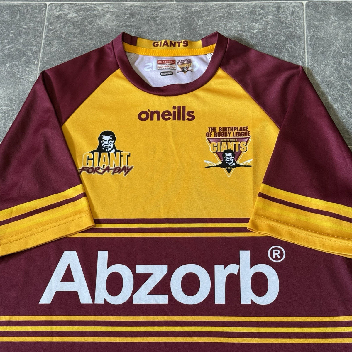 Huddersfield Giants Rugby Jersey Medium Adults O'neills Rugby League Shirt