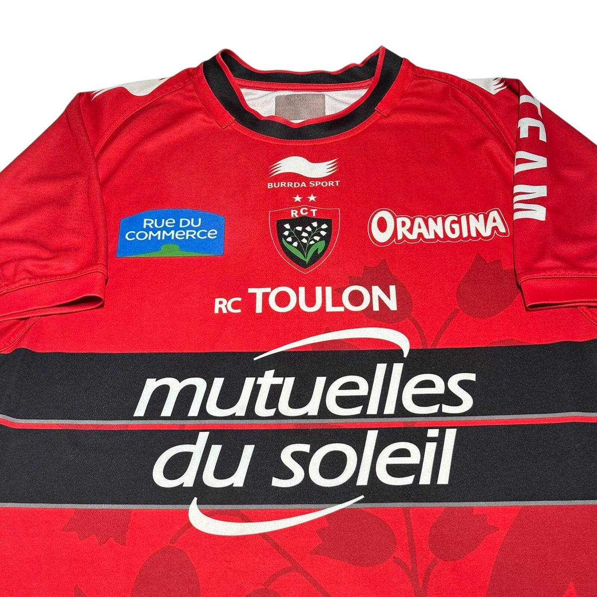 RC Toulon 2014 2015 home rugby shirt jersey Burrda size S/M