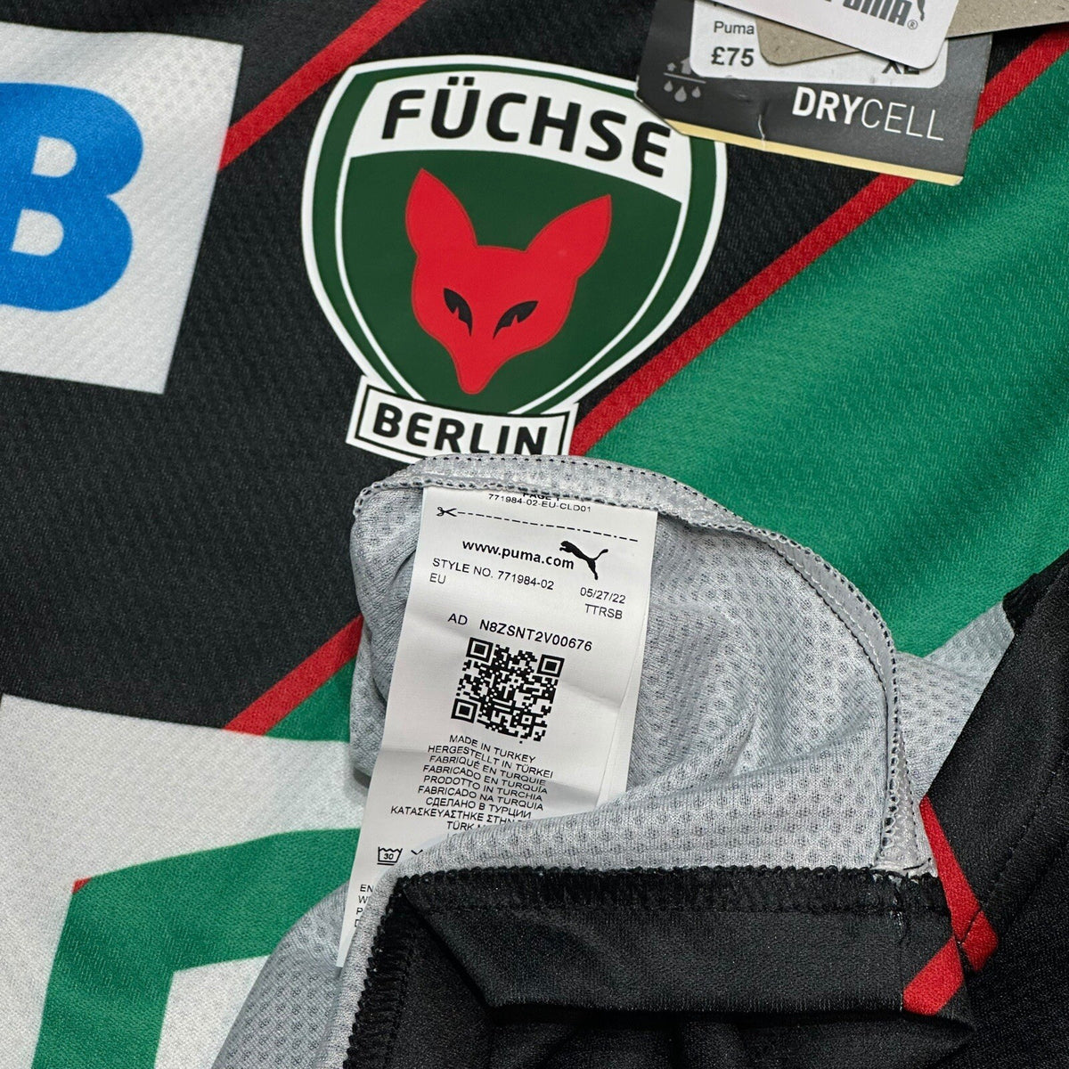 Puma Füchse Berlin Auswärtstrikot Füchse Away Shirt Handball Jersey XL BNWT