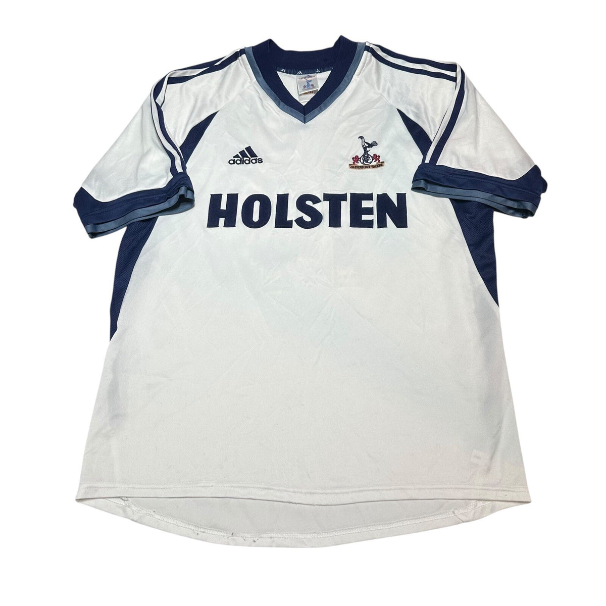 Authentic Adidas Tottenham Hotspur 2001-2002 Home Shirt Size M Medium #14 POYET