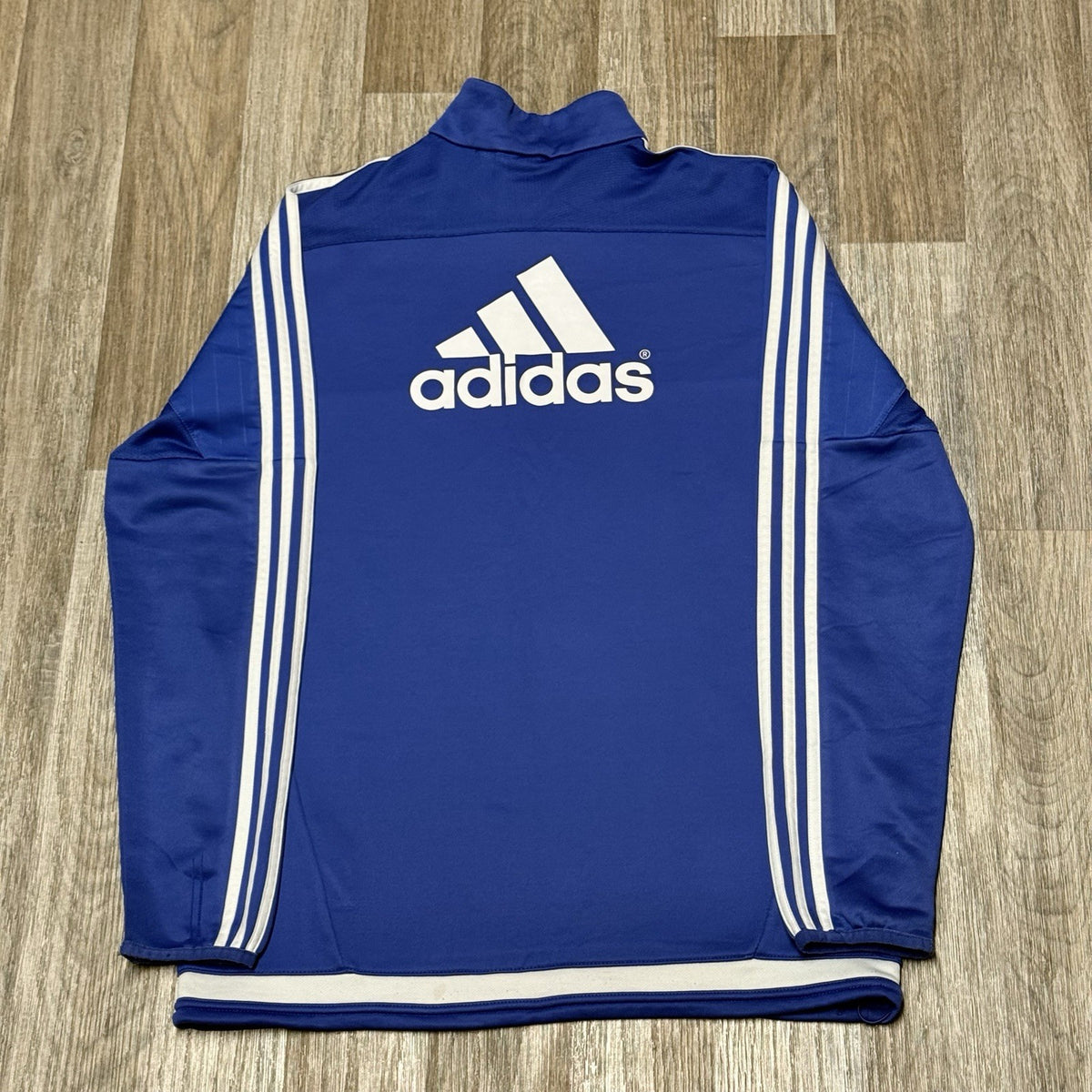 CHELSEA ADIDAS 2015/2016 FOOTBALL TRAINING TRACK TOP JUMPER SIZE Medium