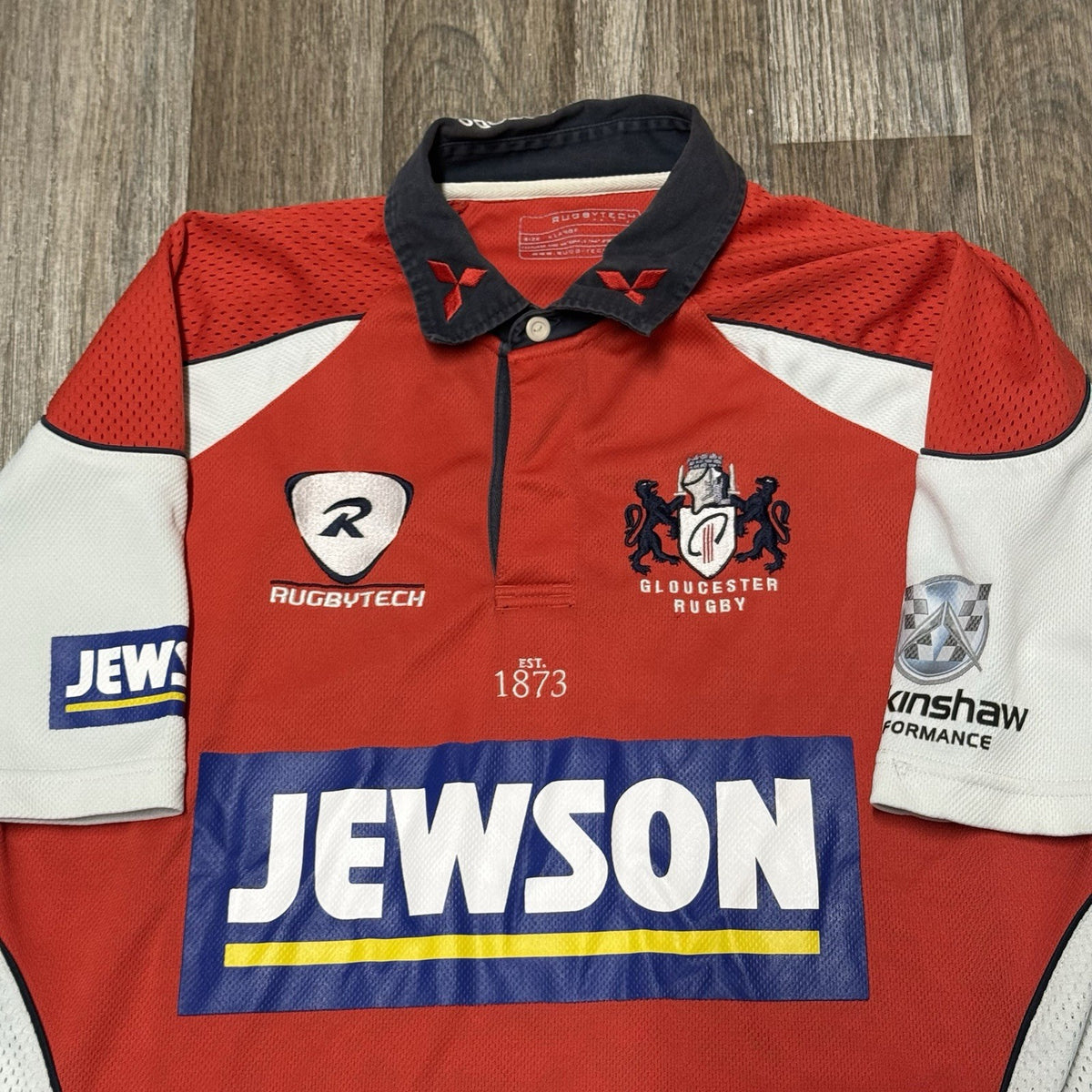 Gloucester Rugby Union Home Shirt 2007/2009 - Rugbytech XL Jersey Top 2008