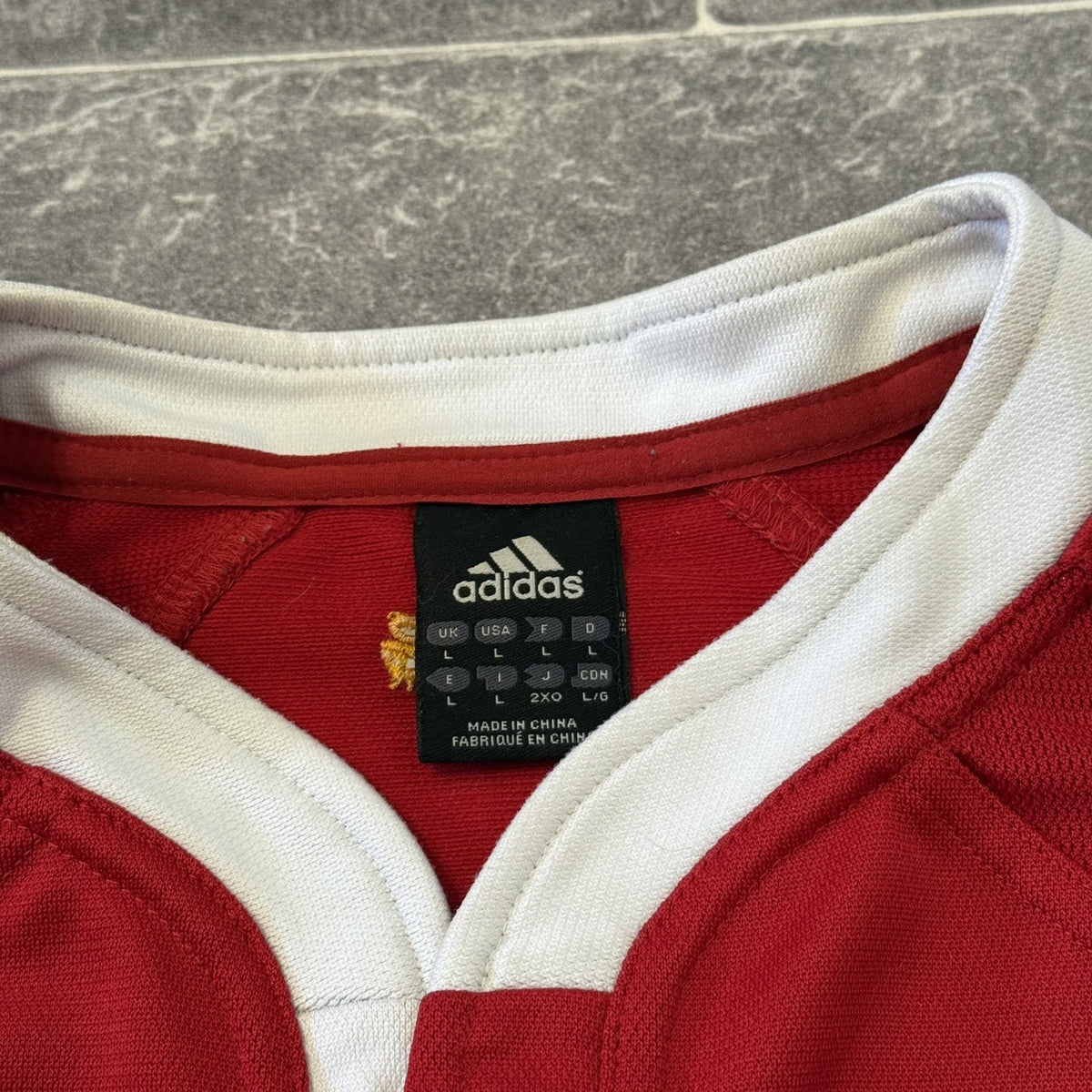 British and Irish Lions Rugby Shirt Large Adults 2005 New Zealand Tour Adidas