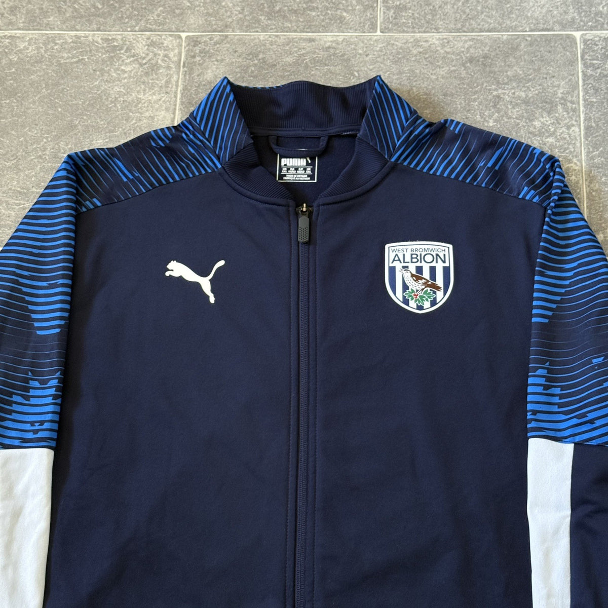 West Bromwich Albion Track Jacket Football Jersey Adults XXL 2XL
