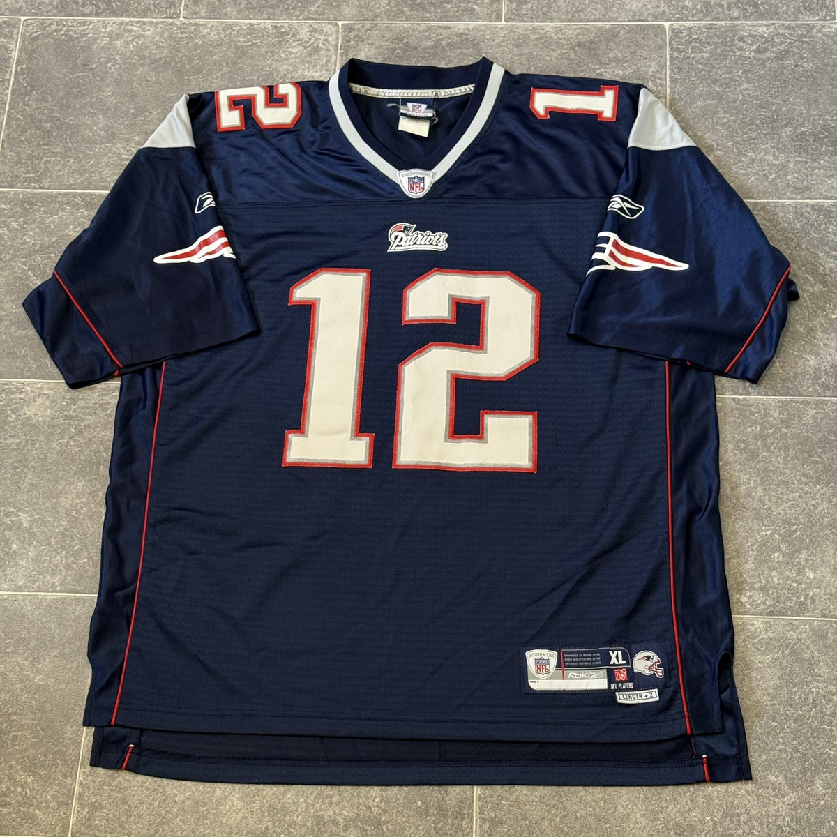 NEW ENGLAND PATRIOTS TOM BRADY 12 NIKE NFL JERSEY SIZE XL EXTRA LARGE