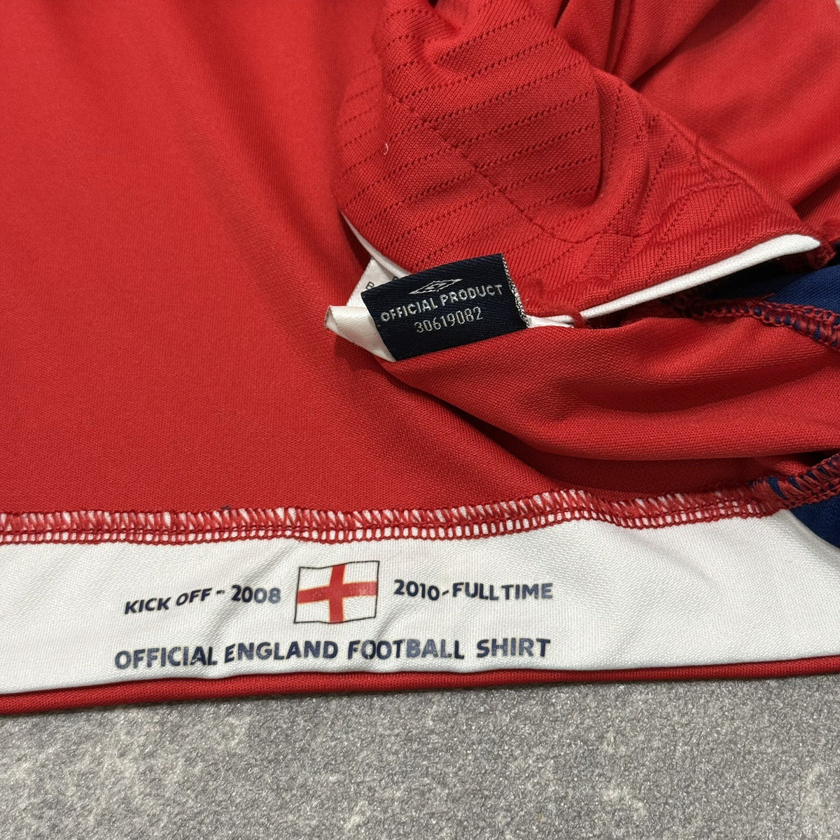 England Away Football Shirt 2008/10 Adults XL Extra Large Umbro