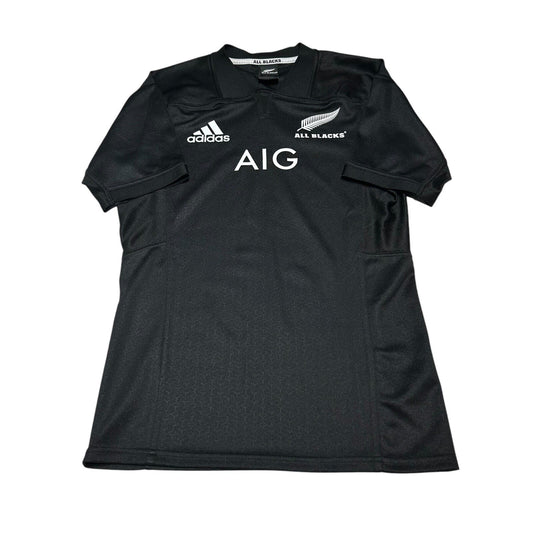Adidas All Blacks New Zealand Rugby Union 2016/17 Home Shirt Jersey Black Medium