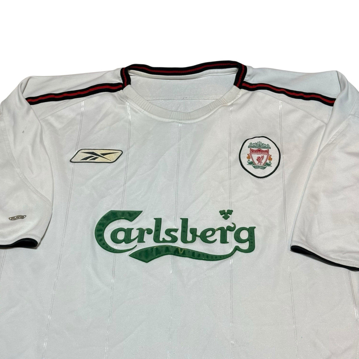 LIVERPOOL 2003/2005 AWAY FOOTBALL SHIRT REEBOK SOCCER JERSEY SIZE XXL ADULT