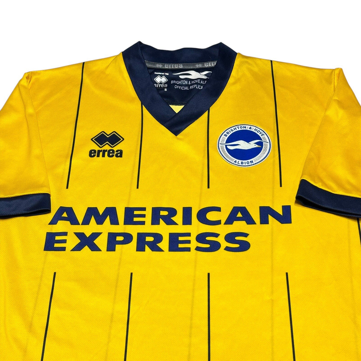 Brighton & Hove Albion 2011/2013 AWAY Football Shirt Errea Size Small