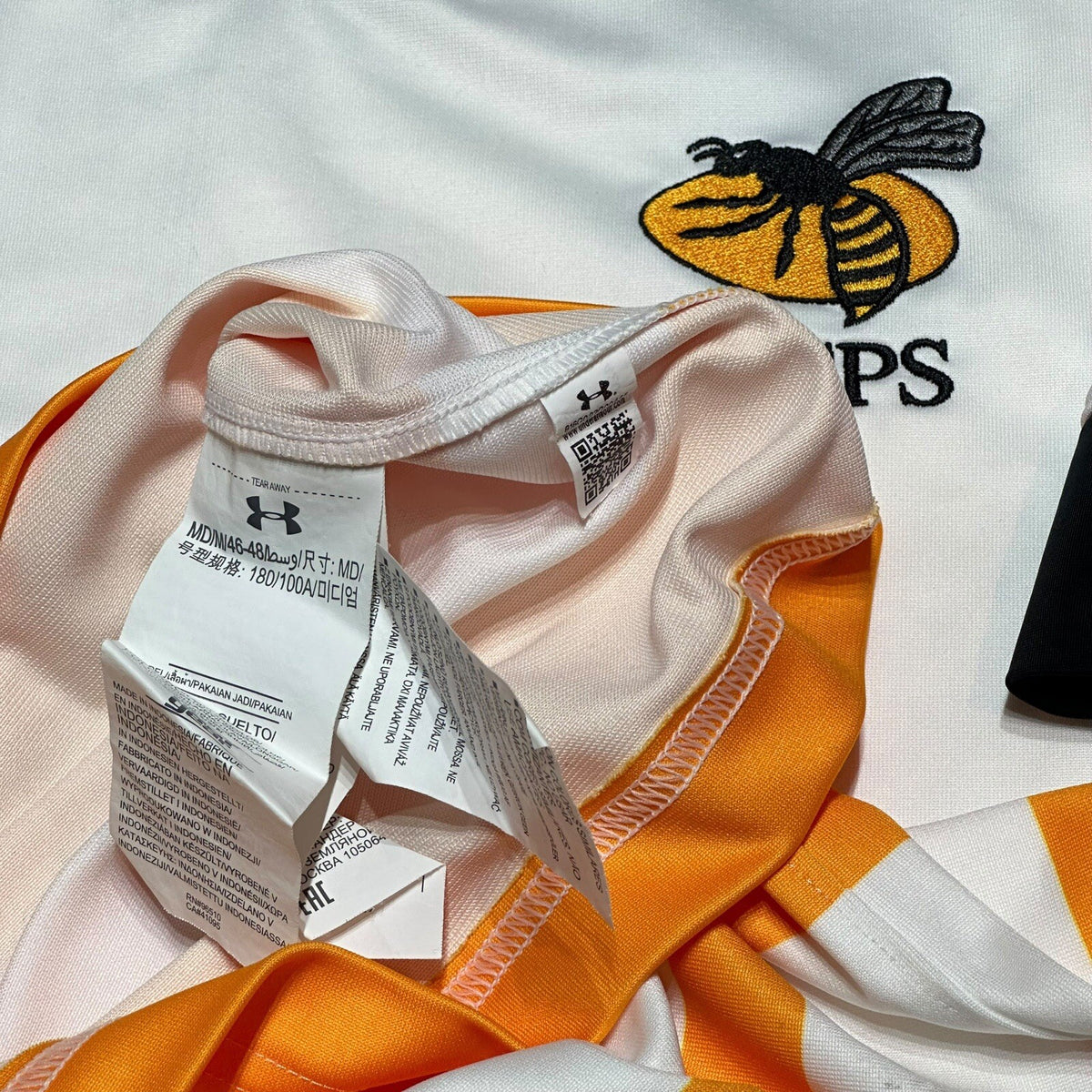 Wasps Rugby Union Away Shirt 2018/2019 Under Armour Medium M Jersey Top