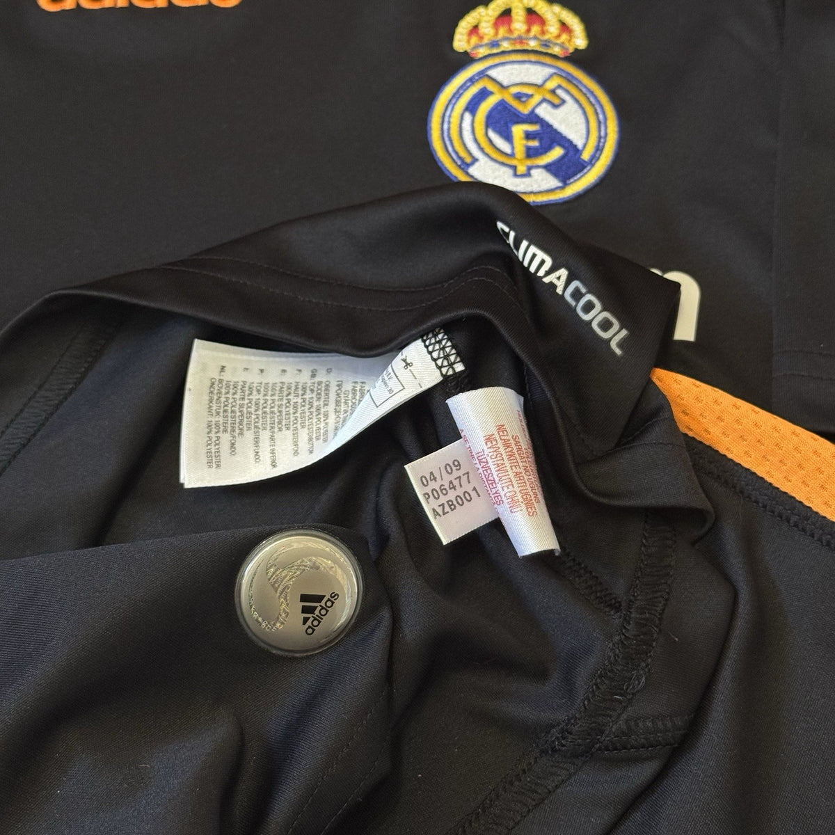 Adidas Real Madrid 2009/2010 GK Shirt Vintage Football Small Adults / XL Youth